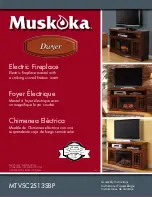 Предварительный просмотр 1 страницы Muskoka MTVSC2513SBP Assembly Instructions Manual