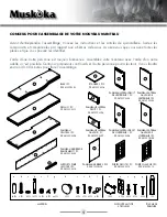 Предварительный просмотр 12 страницы Muskoka MTVSC2513SBP Assembly Instructions Manual