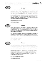 Preview for 2 page of Muss Dental H 550 Operating Instructions Manual