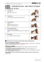 Preview for 12 page of Muss Dental MA 31 Operation Instructions Manual