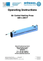 Предварительный просмотр 1 страницы Mussel AIR 1200 P Operating Instructions Manual