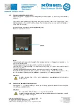 Предварительный просмотр 14 страницы Mussel AIR 1200 P Operating Instructions Manual