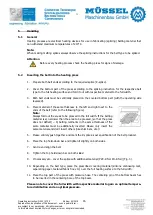 Предварительный просмотр 16 страницы Mussel AIR 1200 P Operating Instructions Manual