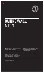 Mustang Survival M.I.T. 70 Owner'S Manual предпросмотр