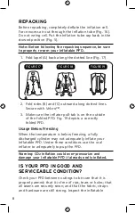 Preview for 14 page of Mustang Survival MD2010 Owner'S Manual