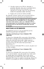 Preview for 16 page of Mustang Survival MD2010 Owner'S Manual