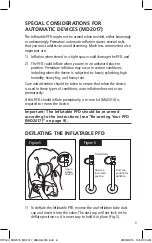 Preview for 9 page of Mustang Survival MD2015 INFLATABLE PFD Owner'S Manual