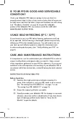 Preview for 16 page of Mustang Survival MD2015 INFLATABLE PFD Owner'S Manual