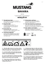 Mustang BAVARIA 301384 Manual preview