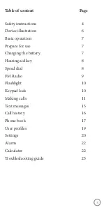 Preview for 3 page of Mustang M50+ Manual