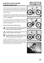 Preview for 3 page of Mustang MTB/Cross Operating Instructions Manual