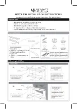 Preview for 1 page of Mustang MV-TILT2B Installation Instructions Manual