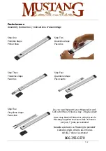 Preview for 1 page of Mustang Pocketscreen Assembly Instruction