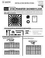 Mustee 3739 Installation Instructions Manual preview