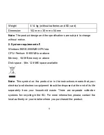 Предварительный просмотр 9 страницы Mustek DV316L User Manual