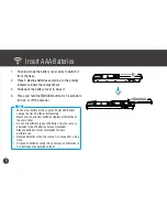 Предварительный просмотр 8 страницы Mustek H410W User Manual