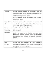 Предварительный просмотр 18 страницы Mustek HDV 527W User Manual