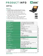 Mustek MVP76A User Manual preview