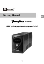 Предварительный просмотр 17 страницы Mustek POWER MUST 424 Startup Manual