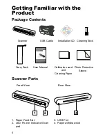 Предварительный просмотр 4 страницы Mustek ScanExpress S40 Plus User Manual