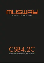 Musway CSB4.2C Manual предпросмотр