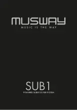 Preview for 1 page of Musway SUB1 User Manual