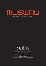 Предварительный просмотр 24 страницы Musway TUNE12 Manual