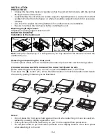 Preview for 3 page of Mutant MT2108 Operating And Installation Manual