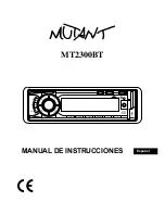 Предварительный просмотр 33 страницы Mutant MT2300BT Operating And Installation Manual