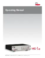 Mutec MC-1.2 Operating Manual предпросмотр