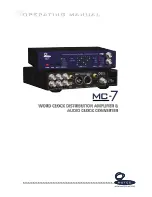 Mutec MC-7 Operating Manual preview