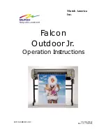 MUTOH Falcon Outdoor Jr. Operation Instructions Manual предпросмотр