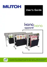 MUTOH Kona 1400 User Manual preview