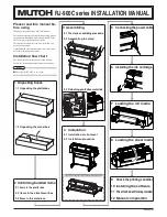 MUTOH RJ-900C series Installation Manual предпросмотр