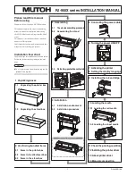 MUTOH RJ-900X series Installation Manual предпросмотр