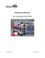 Preview for 1 page of MUTOH SC-1000 Maintenance Manual