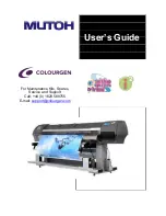 Preview for 1 page of MUTOH Spitfire 65 Extreme User Manual