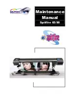 MUTOH Spitfire 65 Maintenance Manual предпросмотр