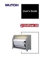 Предварительный просмотр 1 страницы MUTOH UniFixer 65 User Manual