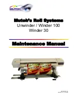 MUTOH Unwinder Maintenance Manual предпросмотр