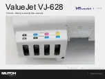 Предварительный просмотр 6 страницы MUTOH ValueJet 628 VJ-628 Manual