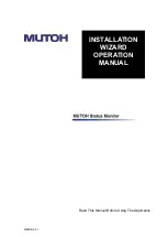 MUTOH ValueJet VJ-628MP Operation Manual предпросмотр