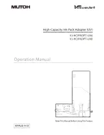 Preview for 1 page of MUTOH ValueJet VJ-HCIPADPT-UV6 Operation Manual