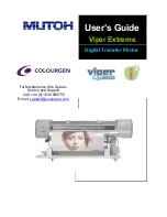 Предварительный просмотр 1 страницы MUTOH Viper Extreme User Manual