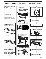 Preview for 1 page of MUTOH VJ-1324 Installation Manual