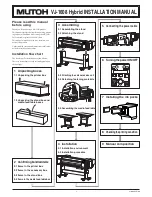 MUTOH VJ-1608 Hybrid Installation Manual preview