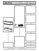 MUTOH VJ-1614 Installation Manual предпросмотр