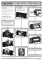 Предварительный просмотр 1 страницы MUTOH VJ-2606 Installation Manual