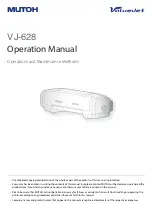 MUTOH VJ-628 ValueJet Operation Manual preview