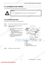 Предварительный просмотр 23 страницы Muton Falcon II RJ-8000 Operation Instructions Manual